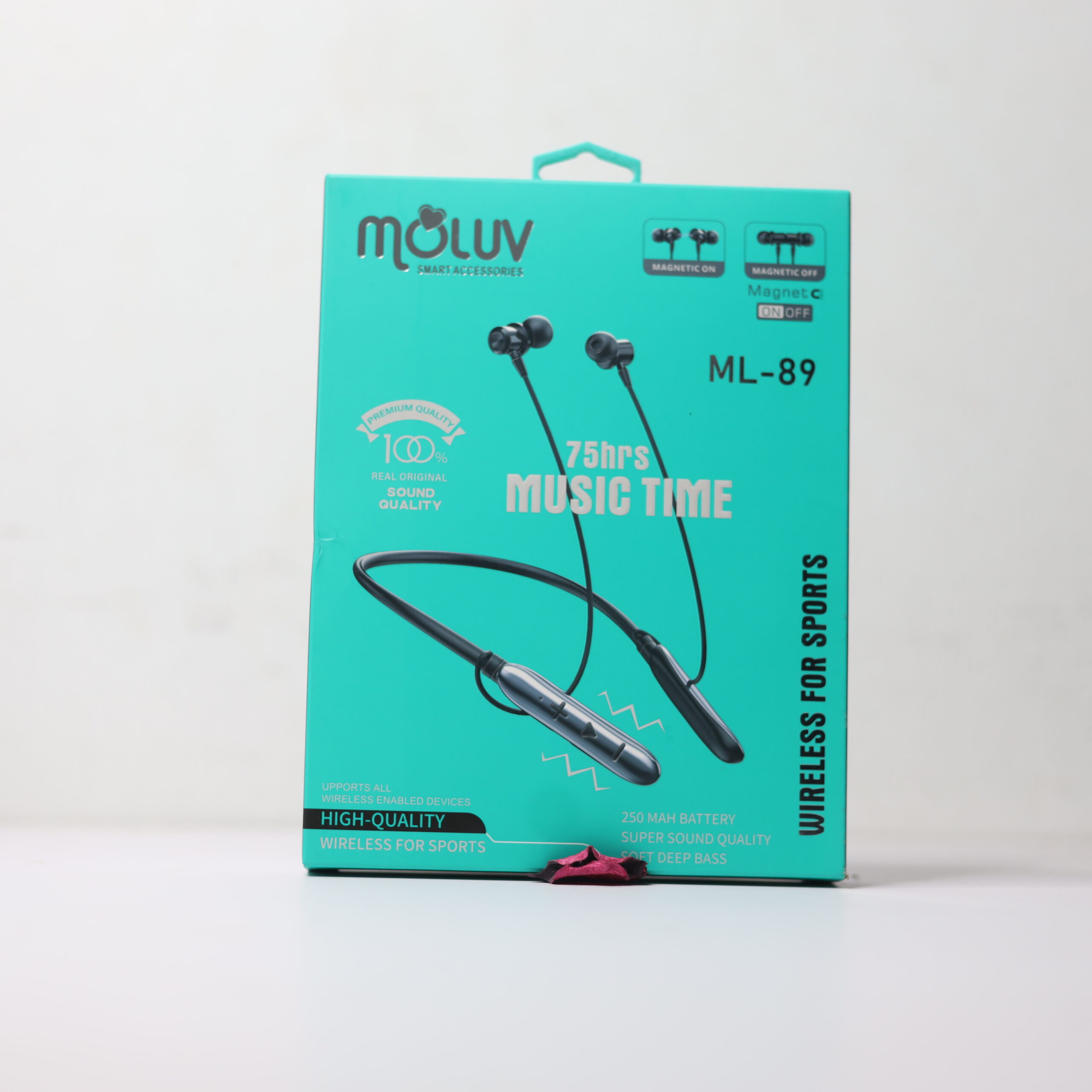 neckband real original sound quality / 75 hour music time