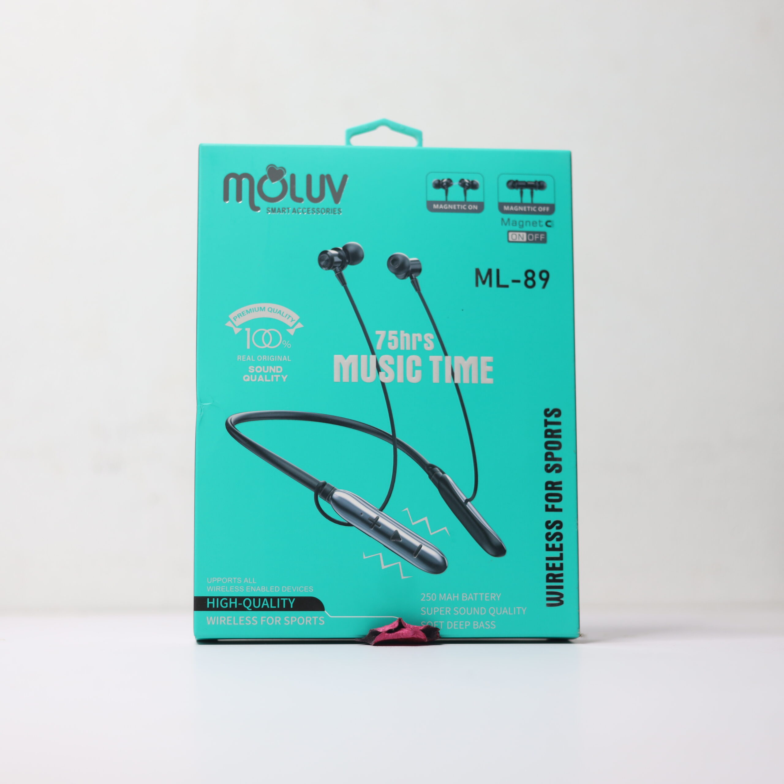 neckband real original sound quality / 75 hour music time
