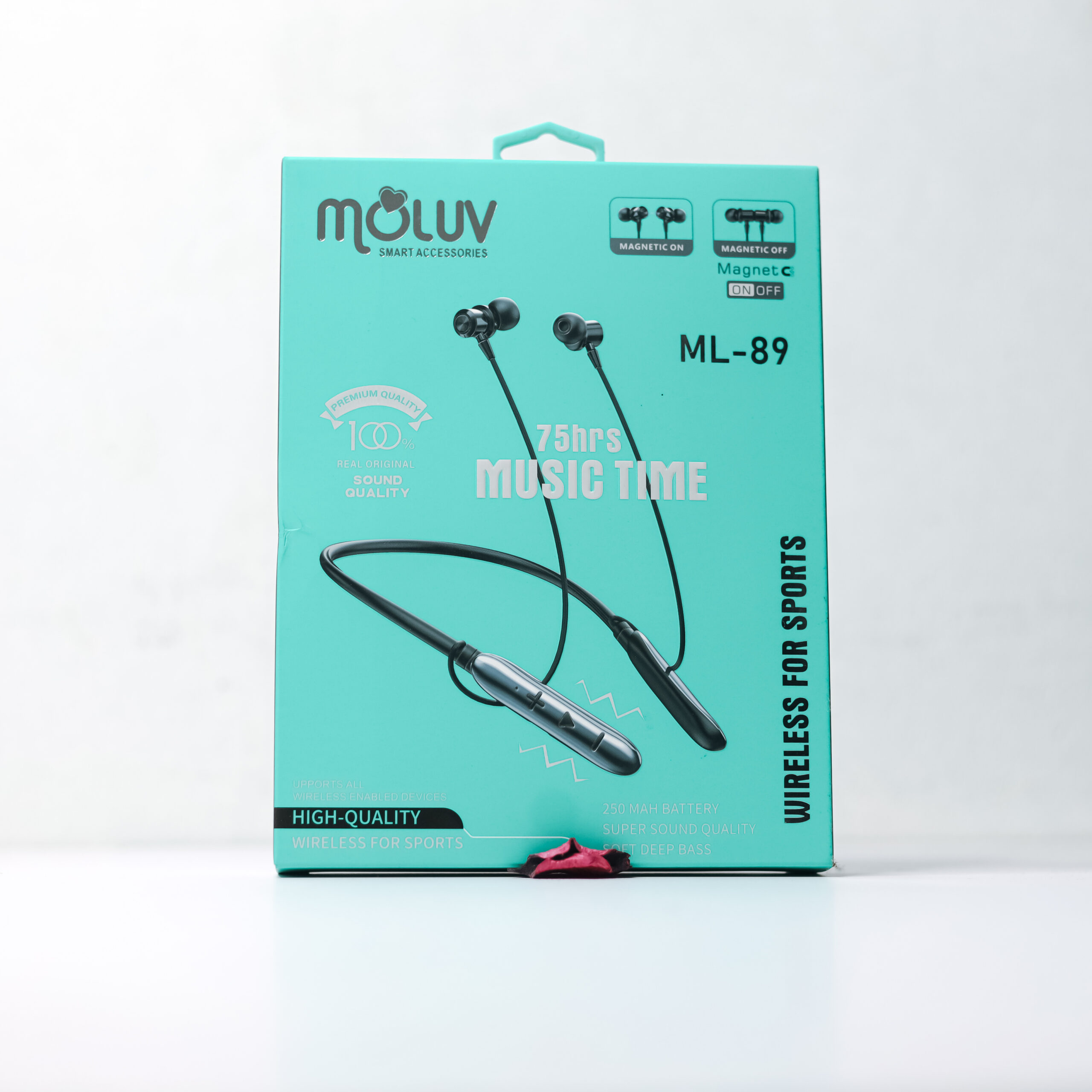 neckband real original sound quality / 75 hour music time