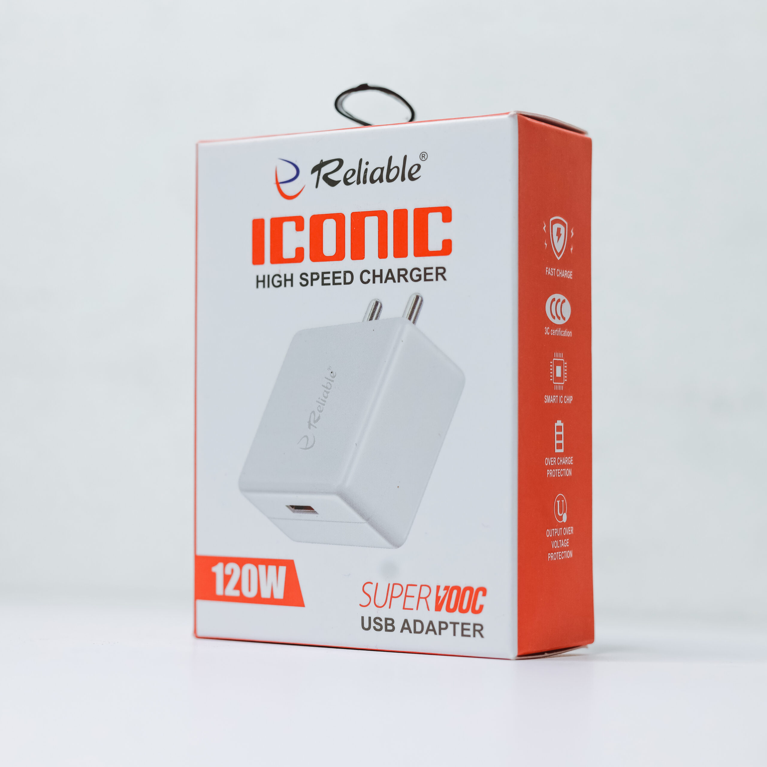 120w iconic super vooc fast charger with cable
