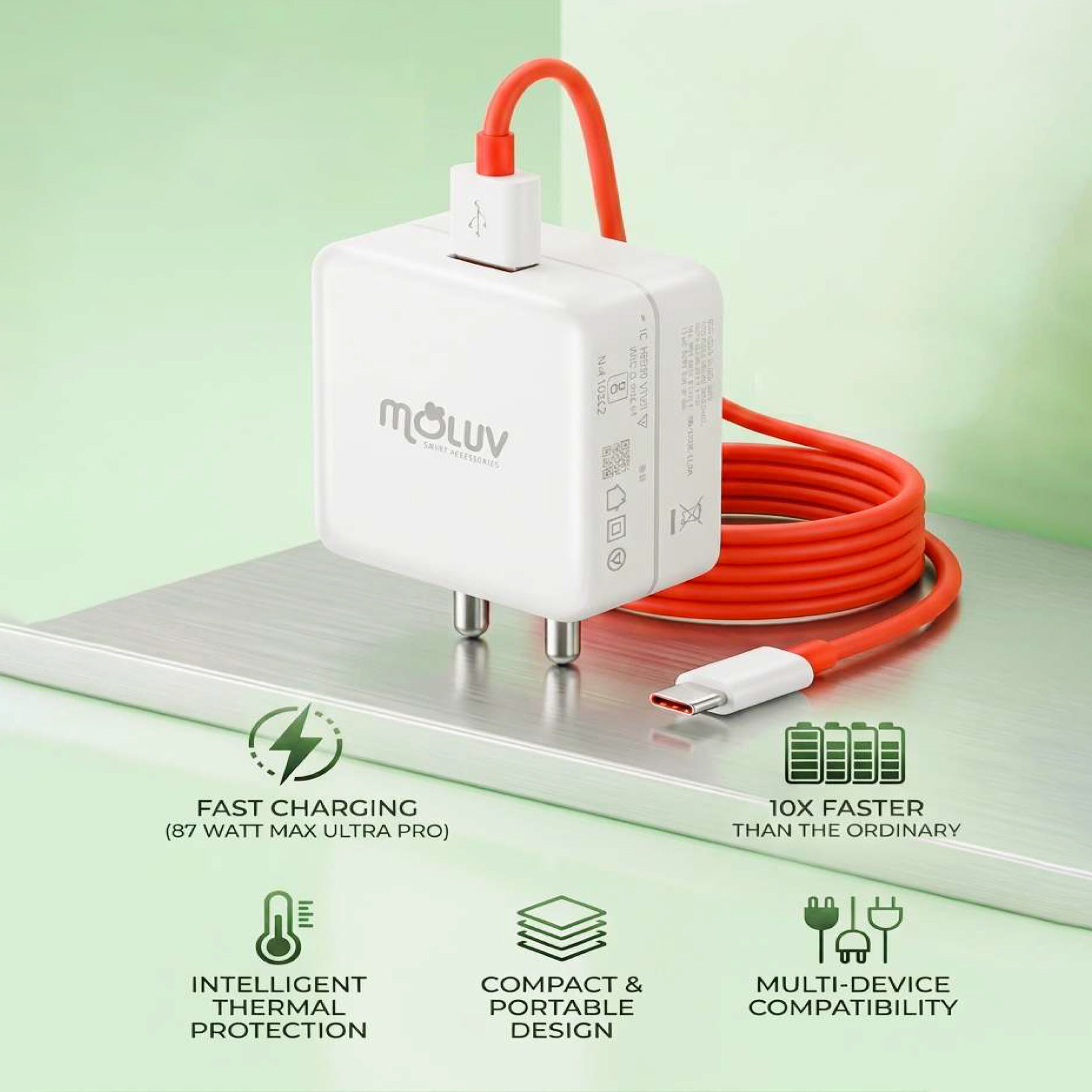 87w fast charger / type c / multi compatability