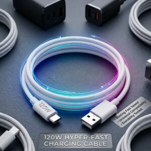 120W Flash USB A to Type-C vivo Fast Charging Cable
