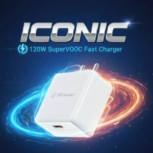 20w iconic super vooc original fast charger / usb c cable